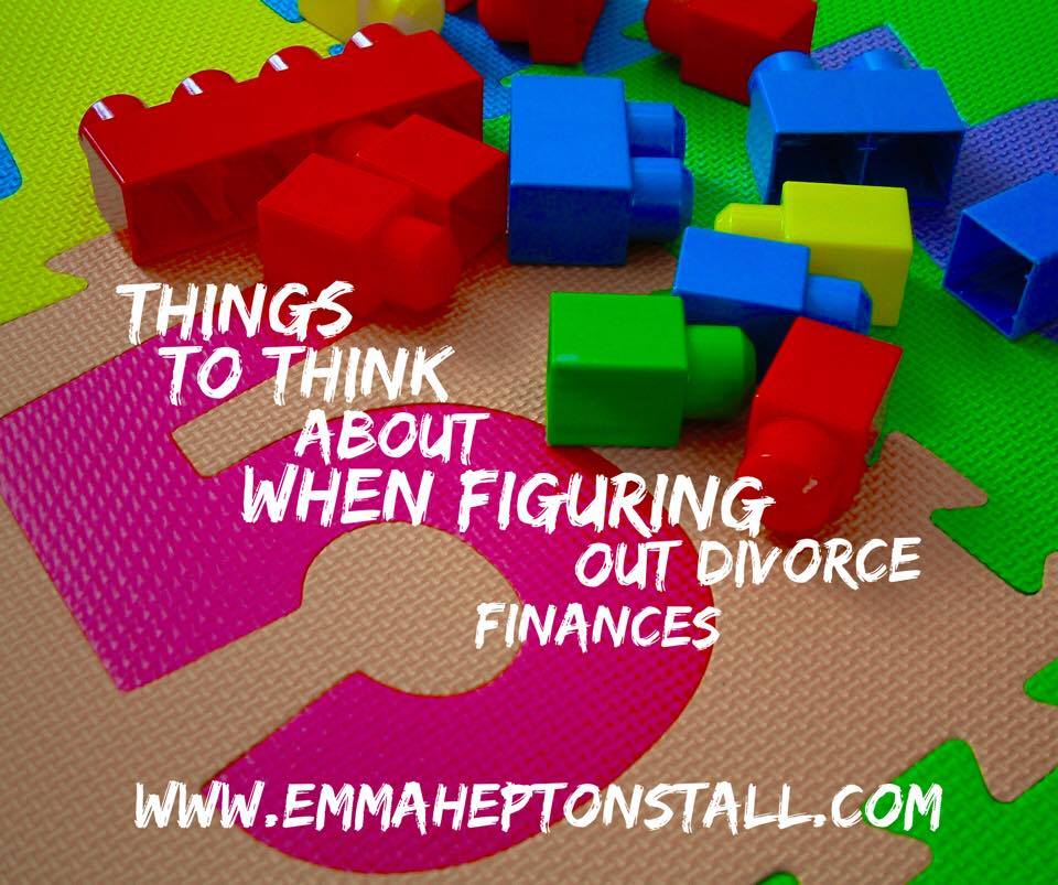5 Things to think about when figuring out divorce finances