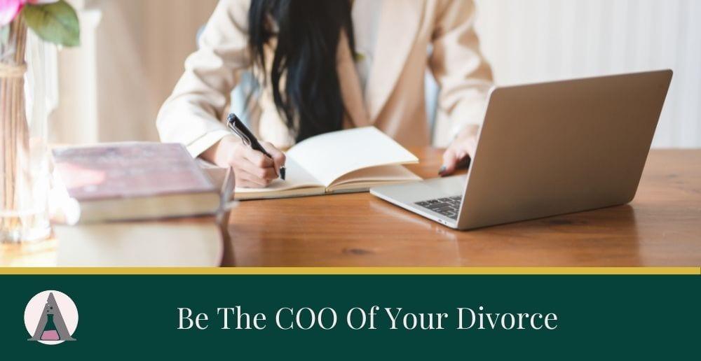 Divorce Strategy: Be The COO Of Your Divorce